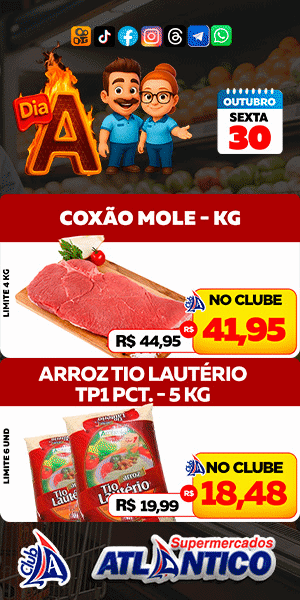 Super Mercados Atlântico 30/10 300x600