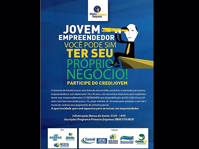 Coordenadoria da Juventude de Aquidauana lança o CrediJovem