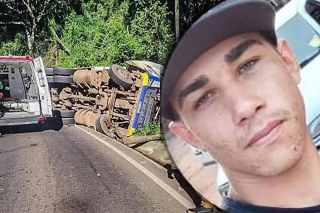 Durante viagem a Santa Catarina, caminhoneiro de MS morre em acidente