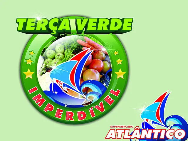 Supermercado Atlântico com ofertas imperdíveis na Terça Verde