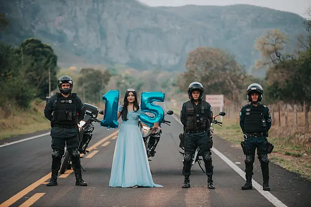 A cada aniversário, Kaliny sonha com sua farda da PM