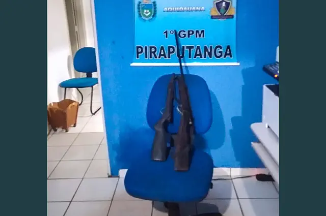 Morador de Piraputanga é preso após disparos de espingarda na Vila da Mata