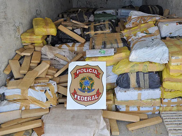 PF de Naviraí realiza a maior apreensão de drogas do ano