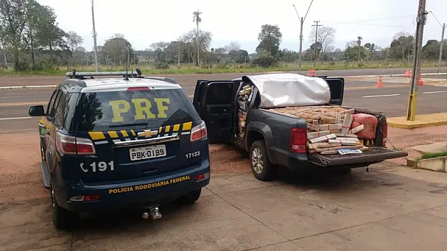 PRF apreende 1,3 tonelada de maconha e skunk em Anastácio