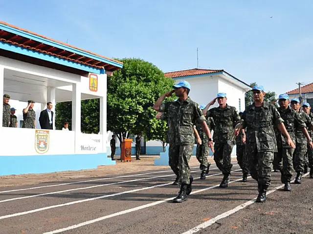 Militares da Força de Paz encerram treinamento com formatura