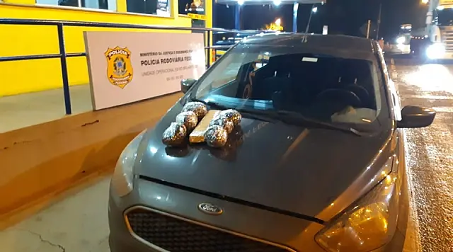 Dupla é presa com 2,3 kg de maconha 'para consumo próprio'