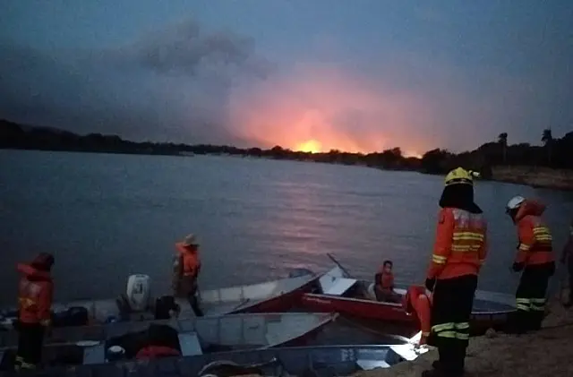 Criança desaparece nas águas do Rio Paraguai, em comunidade devastada pelo fogo no Pantanal