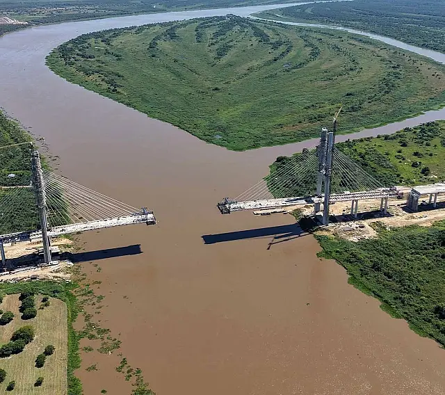 Ponte da Rota Bioceânica entra na fase final entre Brasil e Paraguai