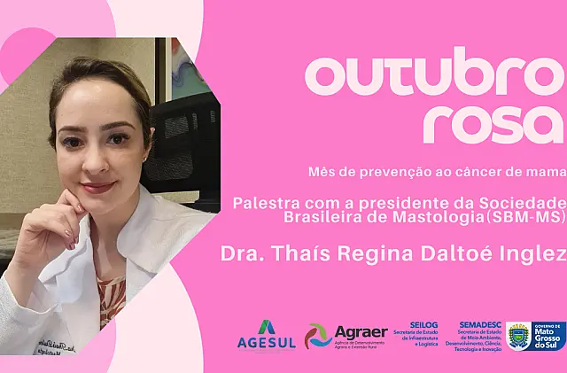 Outubro Rosa: Seilog e Agesul ampliam discussões sobre o câncer de mama