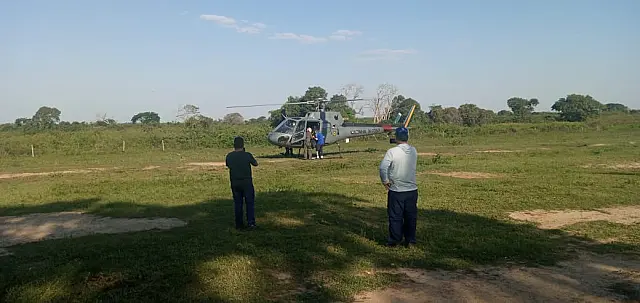 Turista é socorrido após pular em piscina e sofrer lesão na cabeça no Pantanal