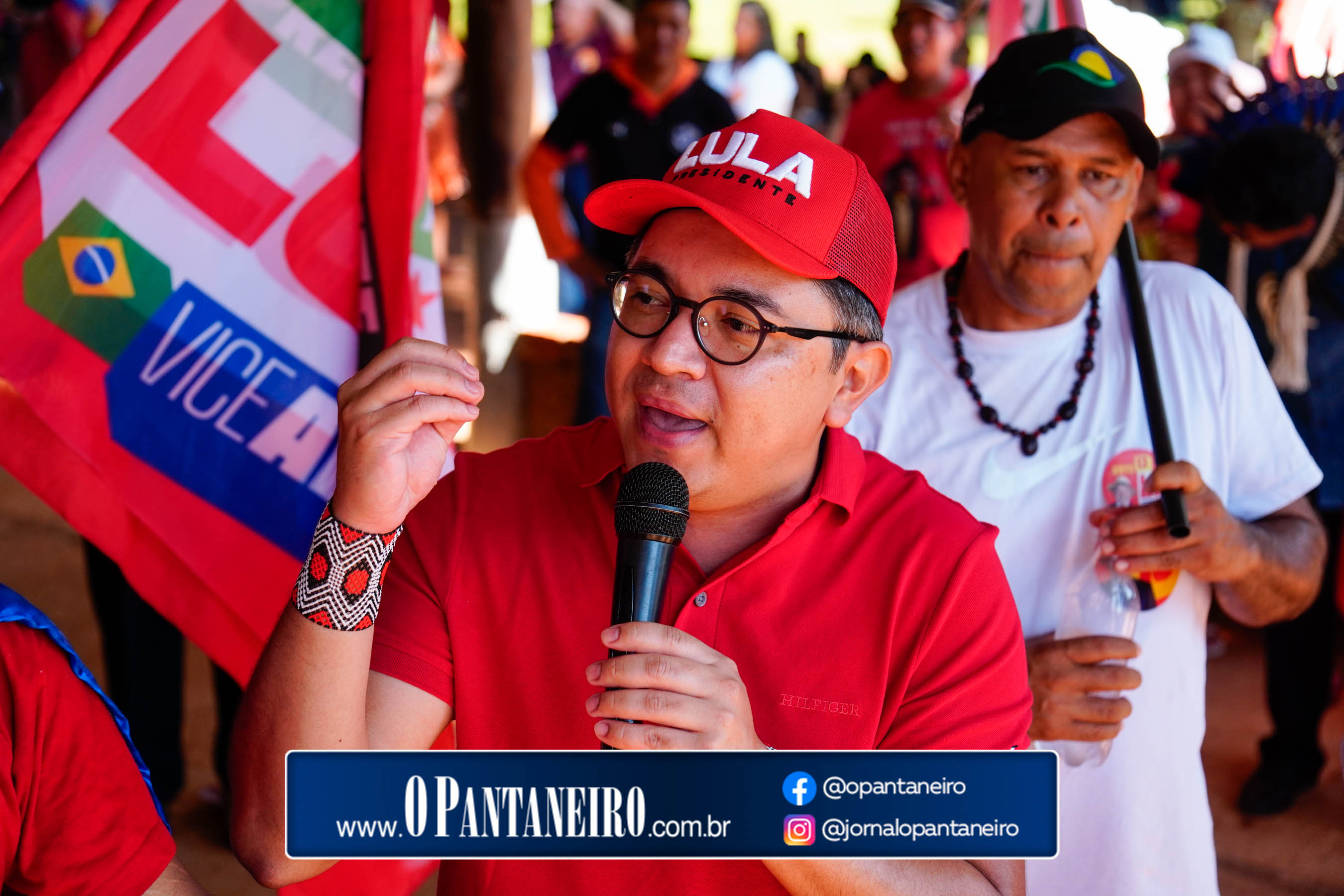 Carreata do Lula em Nioaque - Brejão e cidade O Pantaneiro