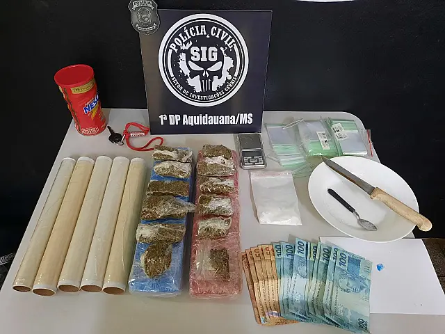 Próximo a universidade, suspeito de tráfico em Aquidauana é preso pela Polícia Civil