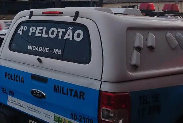 Durante abordagem, PM cumpre mandado de prisão em Nioaque