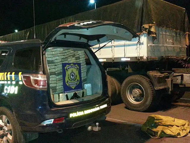PRF prende traficante com carga de cocaína avaliada em R$ 3 milhões