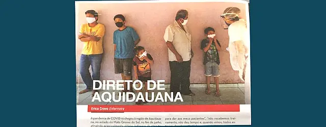 Reportagem sobre enfrentamento da Covid-19 em aldeias indígenas é destaque de revista em São Paulo