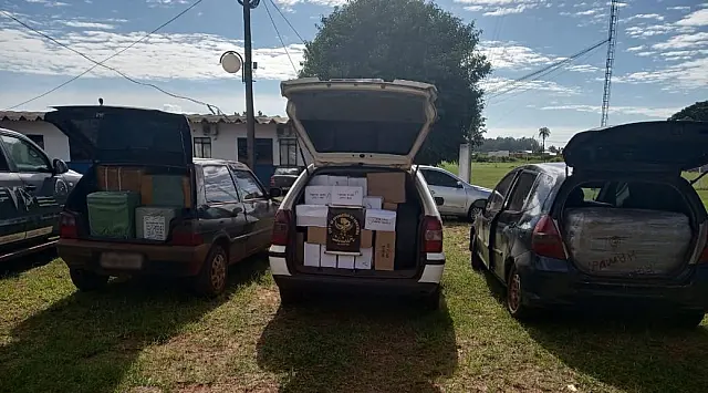 Três veículos com produtos eletrônicos são apreendidos em Ponta Porã