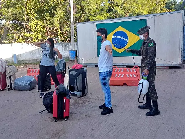Militares do Exército chegam a Anastácio para atuar na Operação Covid-19