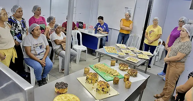 Aquidauanenses comemoram aprendizado no curso gratuito de panificação