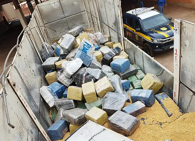 PRF apreende 10,9 toneladas de maconha em Angélica