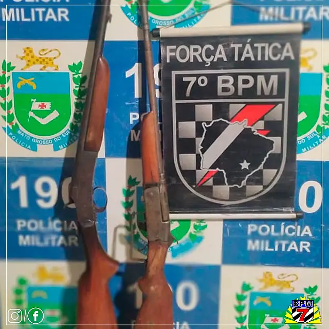 PM prende homem por porte ilegal de arma de fogo