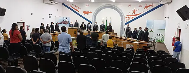 Sessão Solene da Câmara de Aquidauana marca retorno das atividades de 2021
