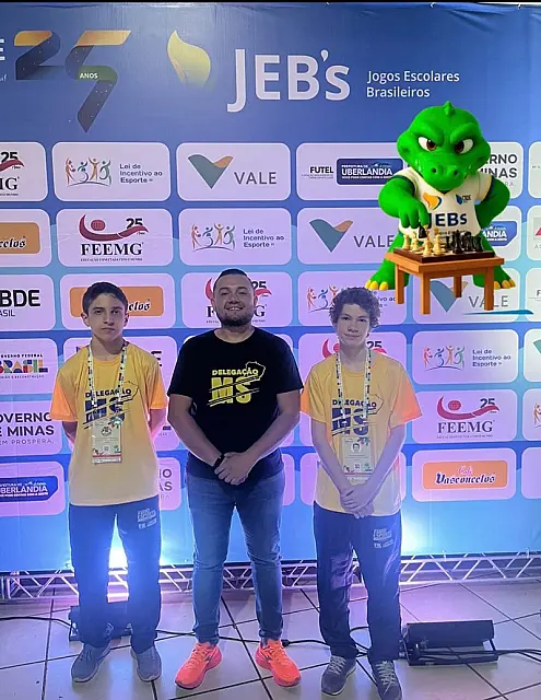 Atletas de Anastácio se destacam no xadrez dos JEBs 2025