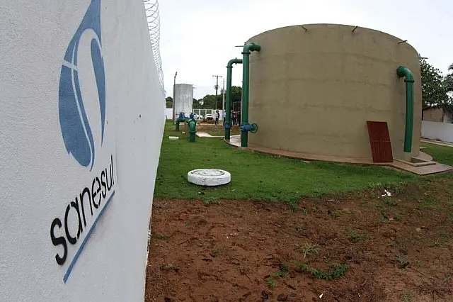 Sanesul alerta para falta de água em três regiões de Anastácio nesta segunda-feira