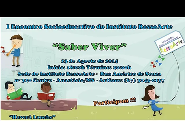 RessoArte realiza amanhã 1º Encontro Socioeducativo do Instituto