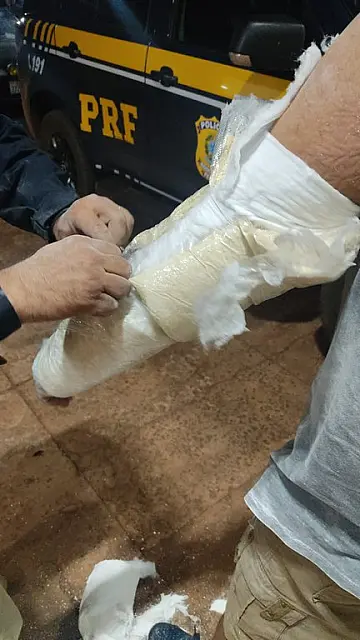 Traficante é preso em Terenos com droga escondida em braço engessado