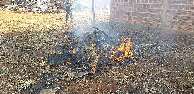 Dono de ferro-velho em Anastácio é multado por atear fogo em vegetação na região