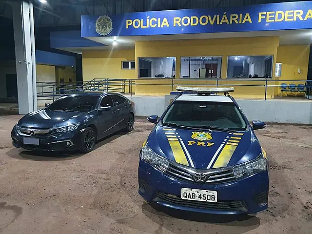 PRF recupera veículos furtados na BR-262 em Miranda e Corumbá
