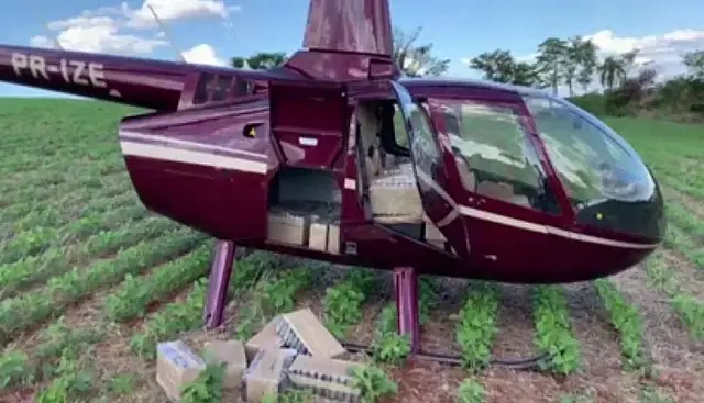 Traficante que opera no Brasil e Paraguai comprou nove helicópteros