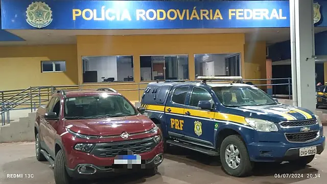 PRF recupera veículo em Miranda