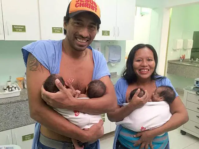 Pais das famosas quadrigêmeas são autuados em flagrante por abandono