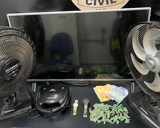 Sete são presos por tráfico, furto e receptação em Miranda