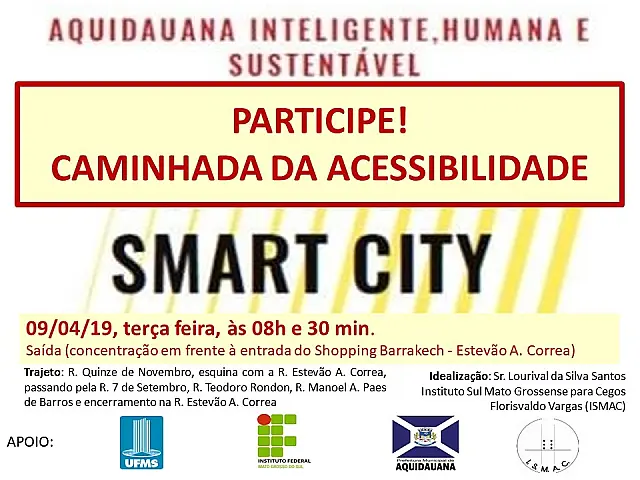 Caminhada da acessibilidade reúne participantes para conscientização sobre mobilidade urbana