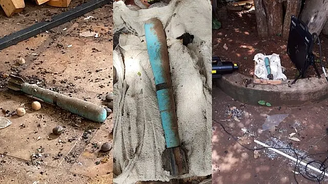 Morador encontra granada em casa durante faxina