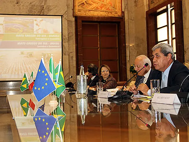 No Seminário Brasil/Itália, André apresenta MS como um dos melhores lugares para se investir