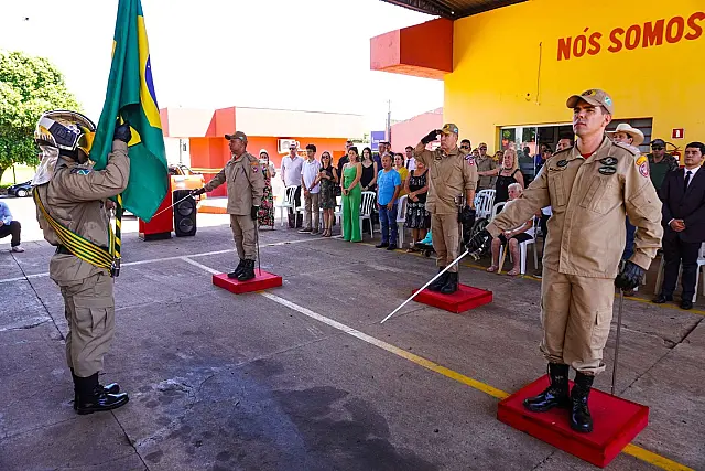 Subgrupamento de Bombeiros de Aquidauana troca de comando