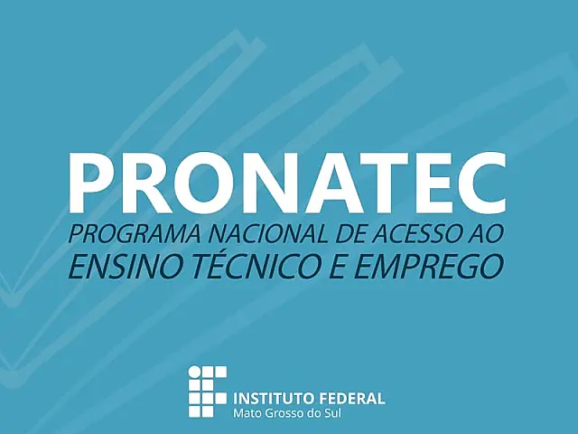 Com vagas em Aquidauana, IFMS encerra hoje inscrições para cursos do Pronatec