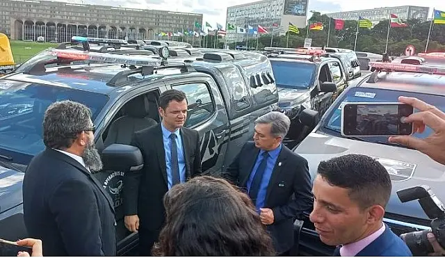 MS recebe 55 novas viaturas e óculos de visão noturna para a Segurança Pública