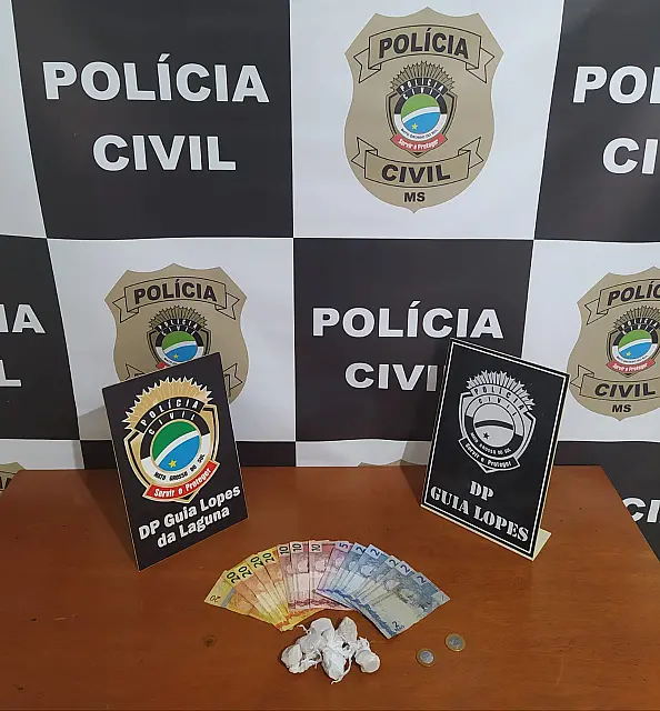Traficante é preso levando drogas de mototáxi de Guia Lopes para Bonito
