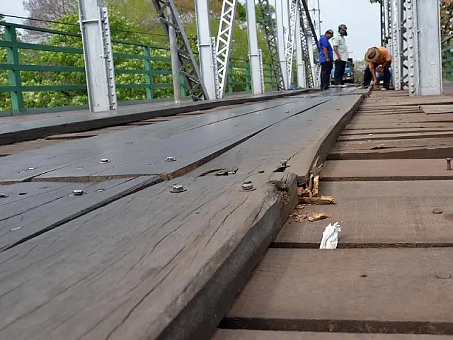 Ponte Velha é interditada para manutenção 3 dias após matéria de O Pantaneiro