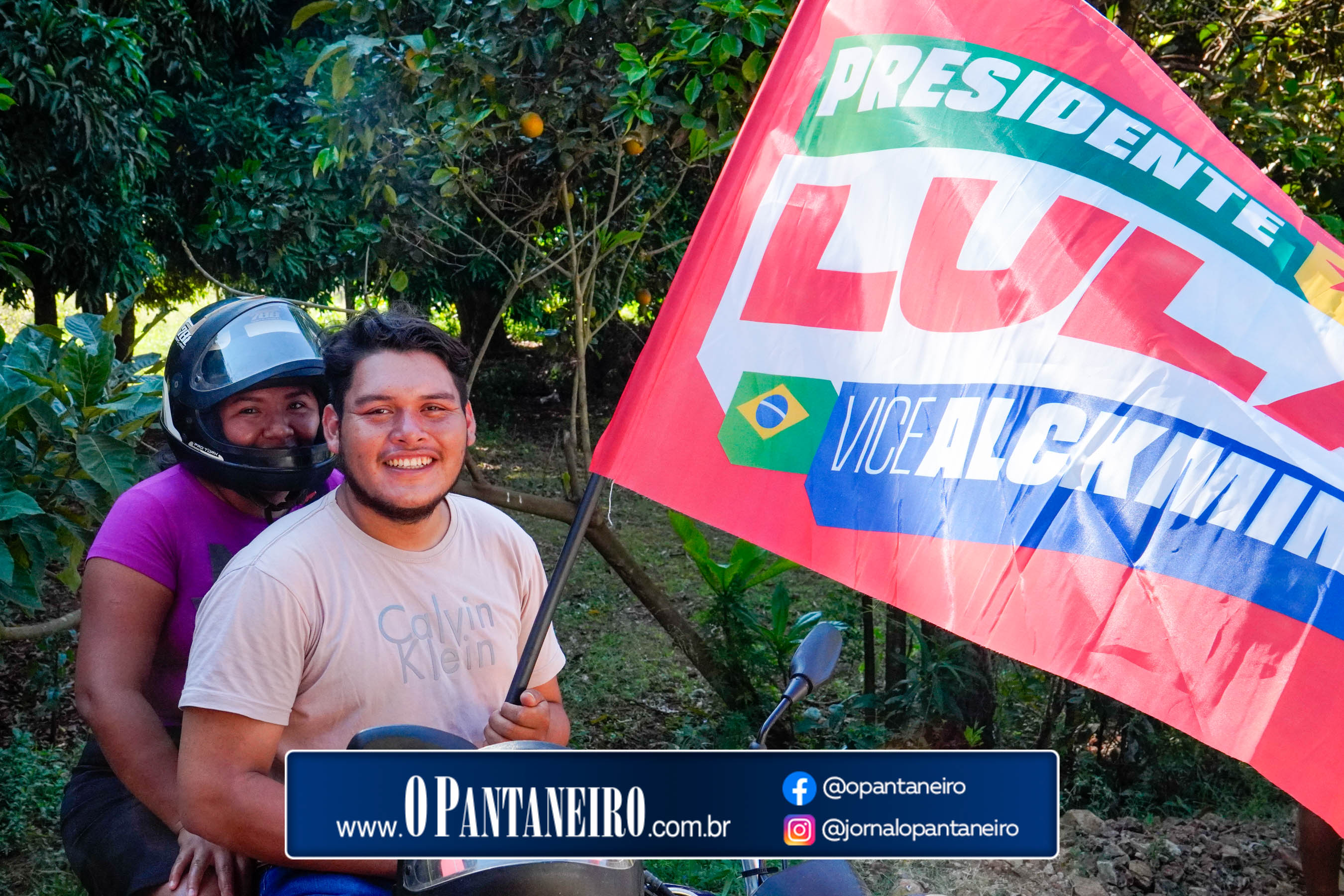 Carreata do Lula em Nioaque - Brejão e cidade O Pantaneiro