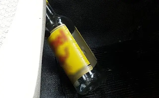 Polícia encontra garrafa de cachaça com motorista preso por embriaguez