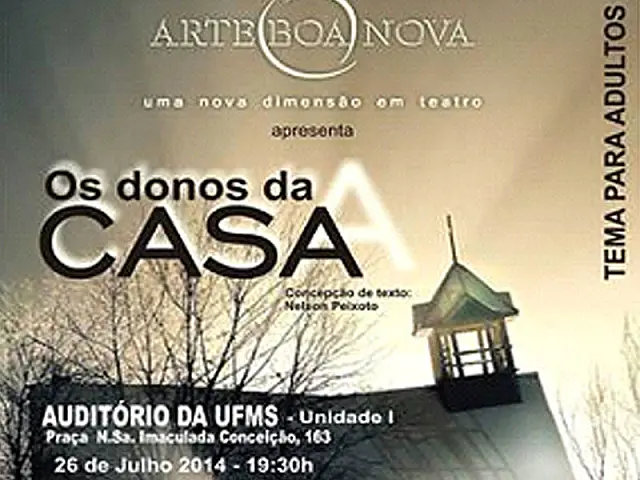 Peça teatral 'Os Donos da Casa' estreia hoje em Aquidauana