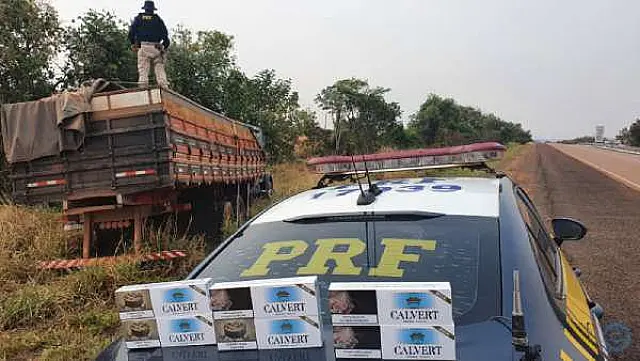 Durante fuga da PRF, criminoso é atropelado pelo próprio caminhão