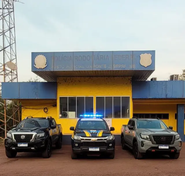 Dupla é presa com caminhonetes roubadas na BR-262 de Corumbá