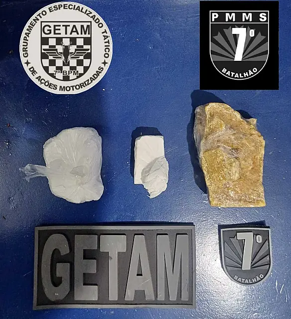 PM prende traficante que se diz faccionado com maconha e cocaína em Anastácio