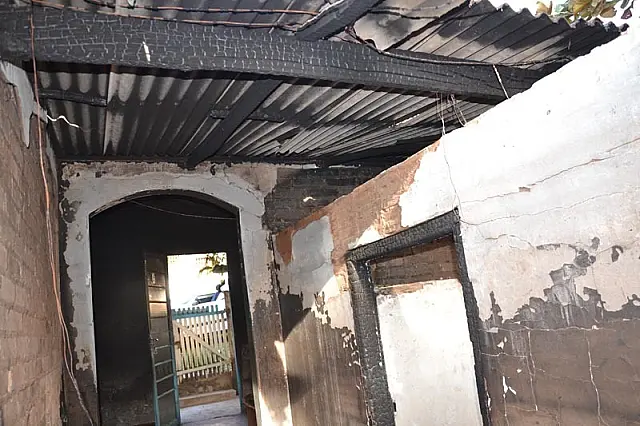 Operário teve prejuízo de R$ 25 mil com incêndio ocorrido ontem, em Aquidauana
